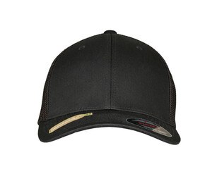 FLEXFIT 6511RM - TRUCKER RECYCLED MESH Black / Black