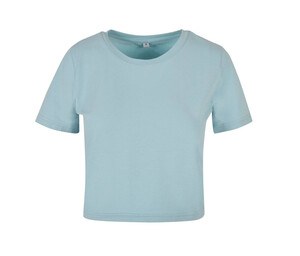 Build Your Brand BY042 - T-shirt femme cropped Océan Blue