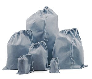 NEWGEN NG120 - Petits sacs en coton recyclé Heather Light Grey