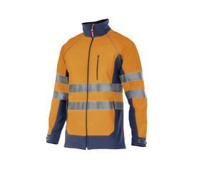 VELILLA V6001 - BLOUSON SOFTSHELL BICOLORE HAUTE VISIBILITÉ